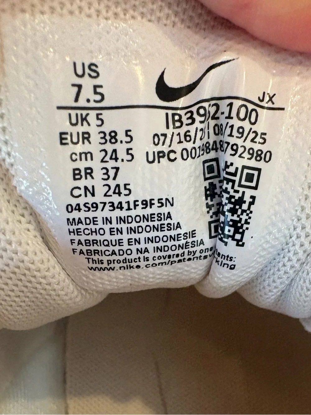 Nike AL8 Women’s Sneakers with Pink Accent